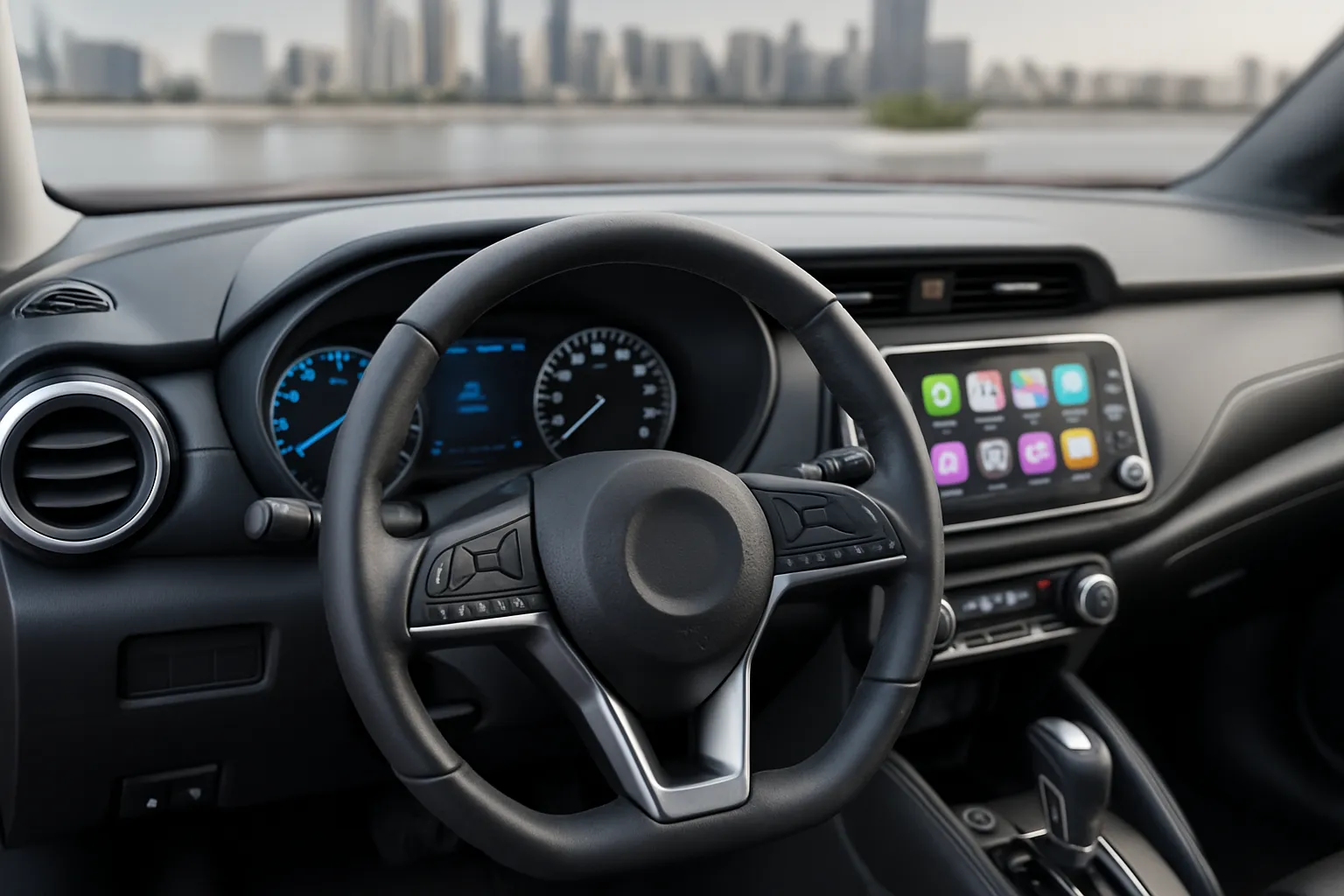 Interior Detallado del Vehículo